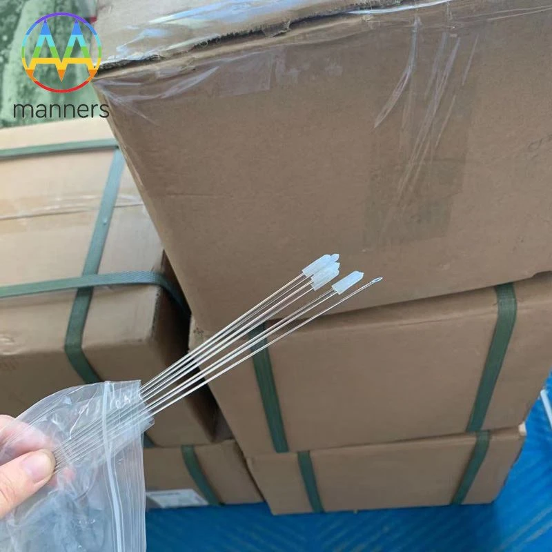 Singapore-kunden 4.500 stk. Custom Double Lumen Ovum Pick Up-punkturnåle vent...