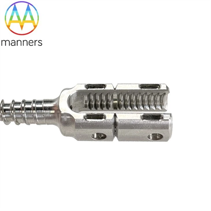 CNC Machining Process For Orthopedic Surgery Titanium Material Pedicle Screw